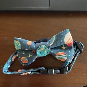 Dog Planetary Bow Tie Accessory